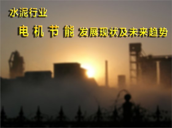 水泥行業(yè)電機(jī)節(jié)能發(fā)展現(xiàn)狀和未來(lái)趨勢(shì) 水泥行業(yè)電機(jī)節(jié)能發(fā)展現(xiàn)狀和未來(lái)趨勢(shì)