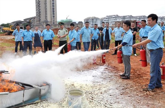 皖南電機舉辦消防知識培訓和滅火演練 皖南電機舉辦消防知識培訓和滅火演練