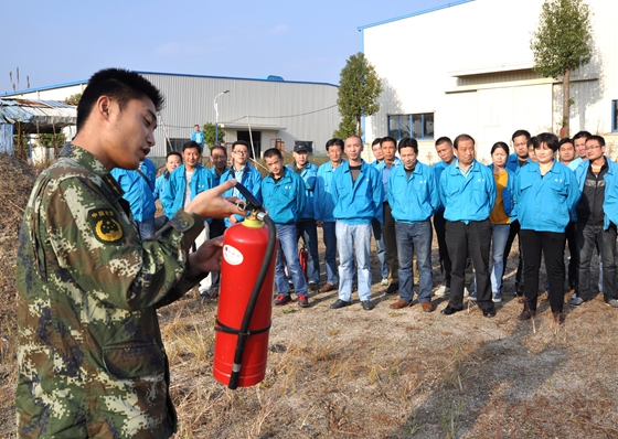 皖南電機舉辦消防知識培訓 皖南電機舉辦消防知識培訓