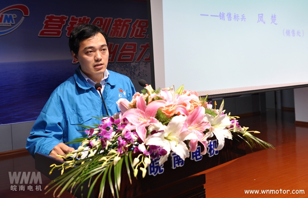 2015年度皖南電機銷售標兵 2015年度皖南電機銷售標兵